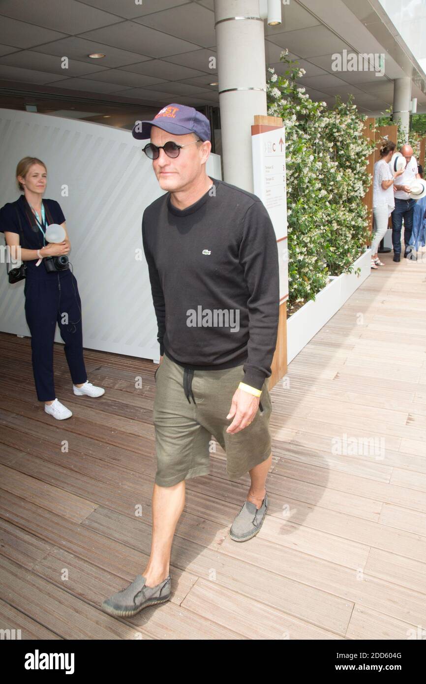 Woody Harrelson dans le village pendant le tennis ouvert à l'arène Roland-Garros le 10 juin 2018 à Paris, France. Photo de Nasser Berzane/ABACAPRESS.COM Banque D'Images
