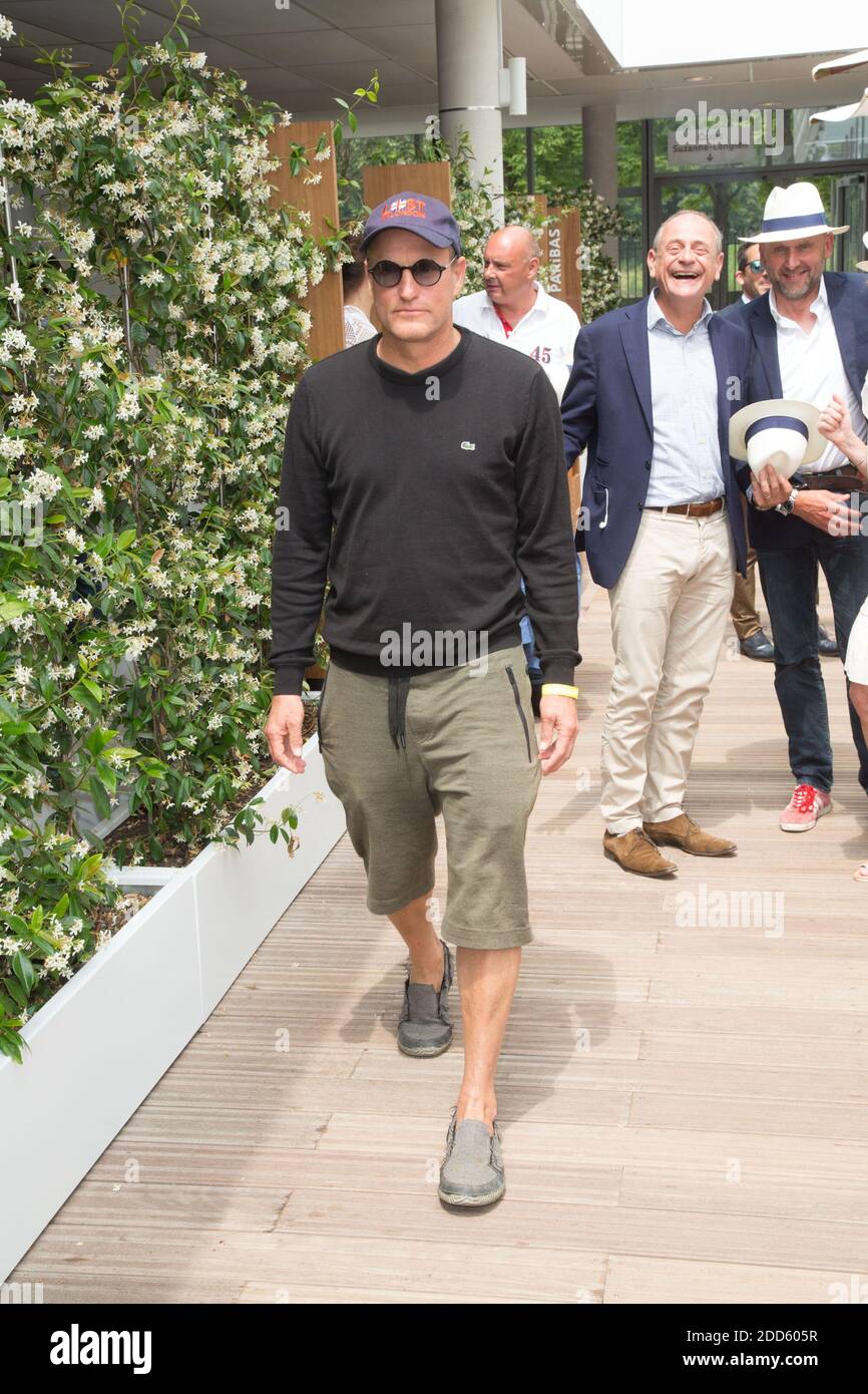 Woody Harrelson dans le village pendant le tennis ouvert à l'arène Roland-Garros le 10 juin 2018 à Paris, France. Photo de Nasser Berzane/ABACAPRESS.COM Banque D'Images