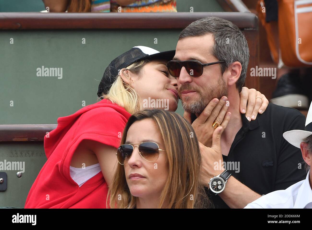 Marion Cotillard et Guillaume Canet assistent à la finale hommes de l ...