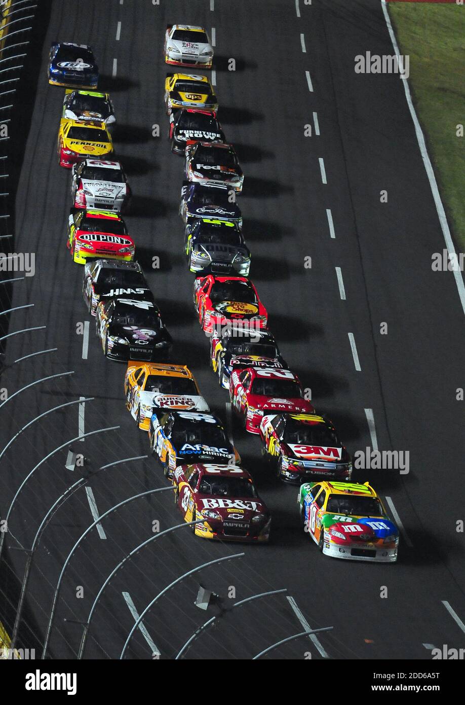PAS DE FILM, PAS DE VIDÉO, PAS de TV, PAS DE DOCUMENTAIRE - Illustration pendant la course All-Star à Charlotte Motor Speedway à Concord, Etats-Unis le 21 mai 2011. Photo de Jeff Siner/Charlotte observer/MCT/ABACAPRESS.COM Banque D'Images
