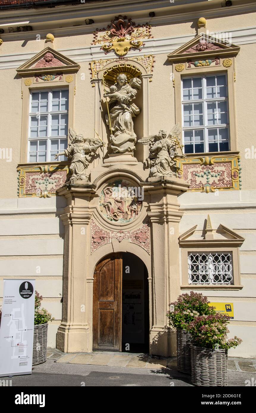 Abbaye de Zwettl - Stift Zwettl est un monastère cistercien situé à Zwettl en Basse-Autriche, dans le diocèse de Saint-Pölten. Banque D'Images