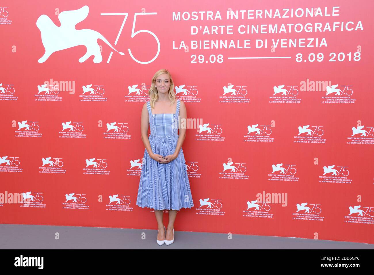 Olivia Hamilton assiste au First Man Photocall dans le cadre du 75e Festival International du film de Venise (Mostra) à Venise, Italie, le 29 août 2018. Photo d'Aurore Marechal/ABACAPRESS.COM Banque D'Images