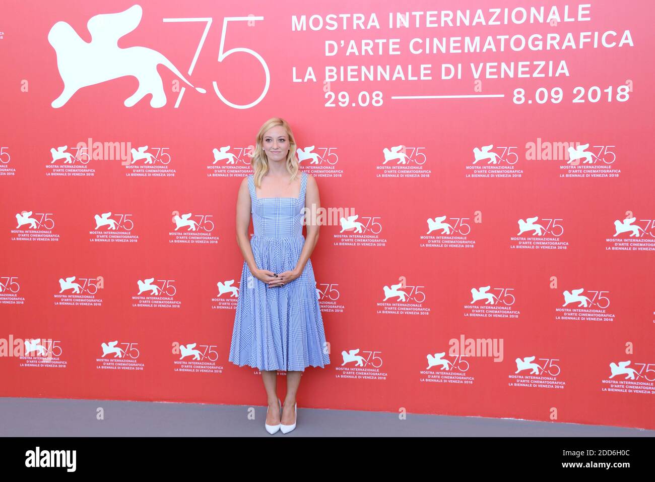 Olivia Hamilton assiste au First Man Photocall dans le cadre du 75e Festival International du film de Venise (Mostra) à Venise, Italie, le 29 août 2018. Photo d'Aurore Marechal/ABACAPRESS.COM Banque D'Images