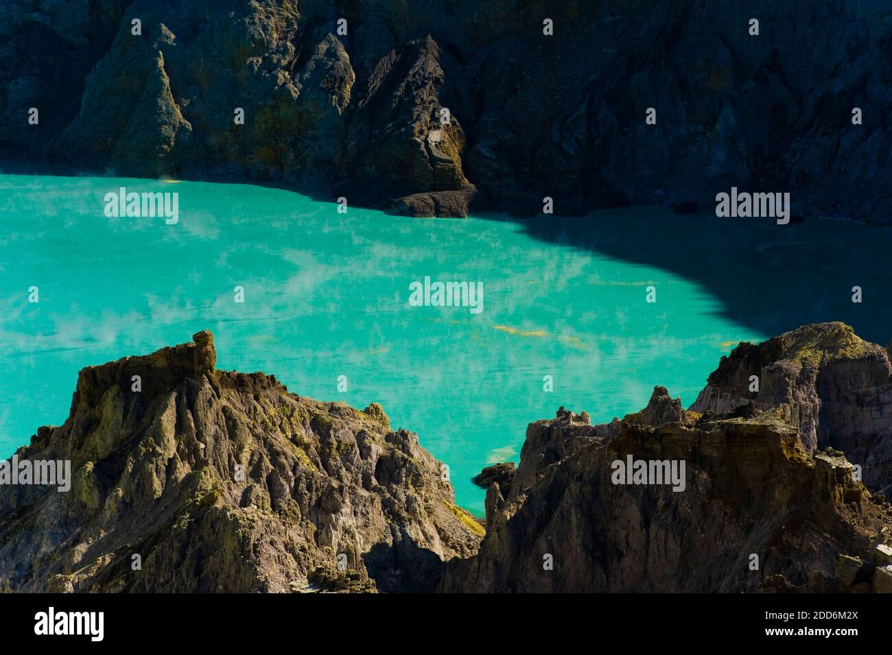 Volcan Kawah Ijen, Java, Indonésie, Asie Banque D'Images