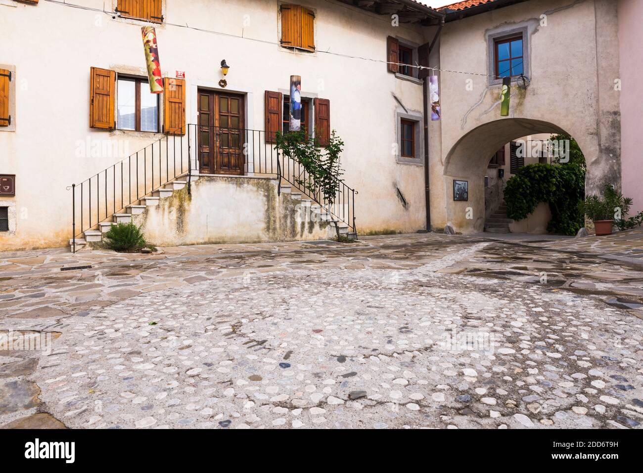 Smartno, Goriska Brda (Gorizia Hills), à Brda, la région viticole de Slovénie, Europe Banque D'Images