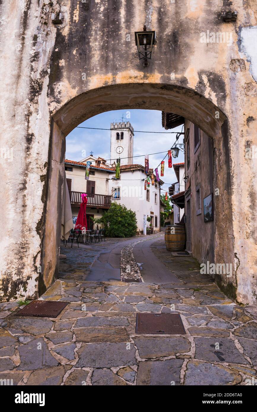 Smartno, Goriska Brda (Gorizia Hills), à Brda, la région viticole de Slovénie, Europe Banque D'Images
