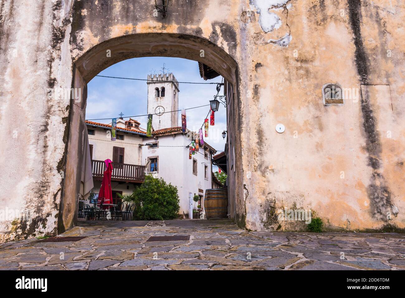Smartno, Goriska Brda (Gorizia Hills), à Brda, la région viticole de Slovénie, Europe Banque D'Images