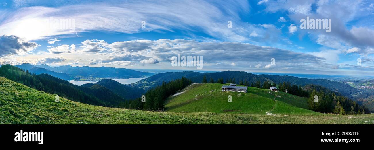 Vue panoramique depuis le mont Baumgartenschneid Banque D'Images