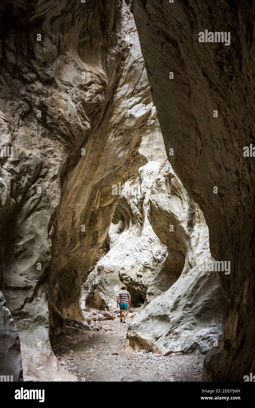 Gorge de Saklikent, Parc national de Saklikent, province de Fethiye, Lycia, Anatolie, Turquie, Europe de l'est Banque D'Images