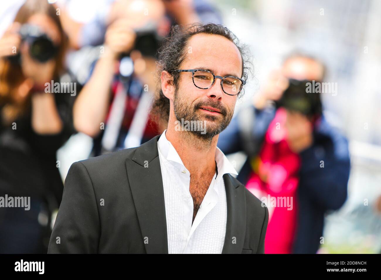 Cedric Herrou assiste au Photocall 'libre' lors du 71e Festival annuel de Cannes au Palais des Festivals le 18 mai 2018 à Cannes, France. Photo de David Boyer/ABACAPRESS.COM Banque D'Images