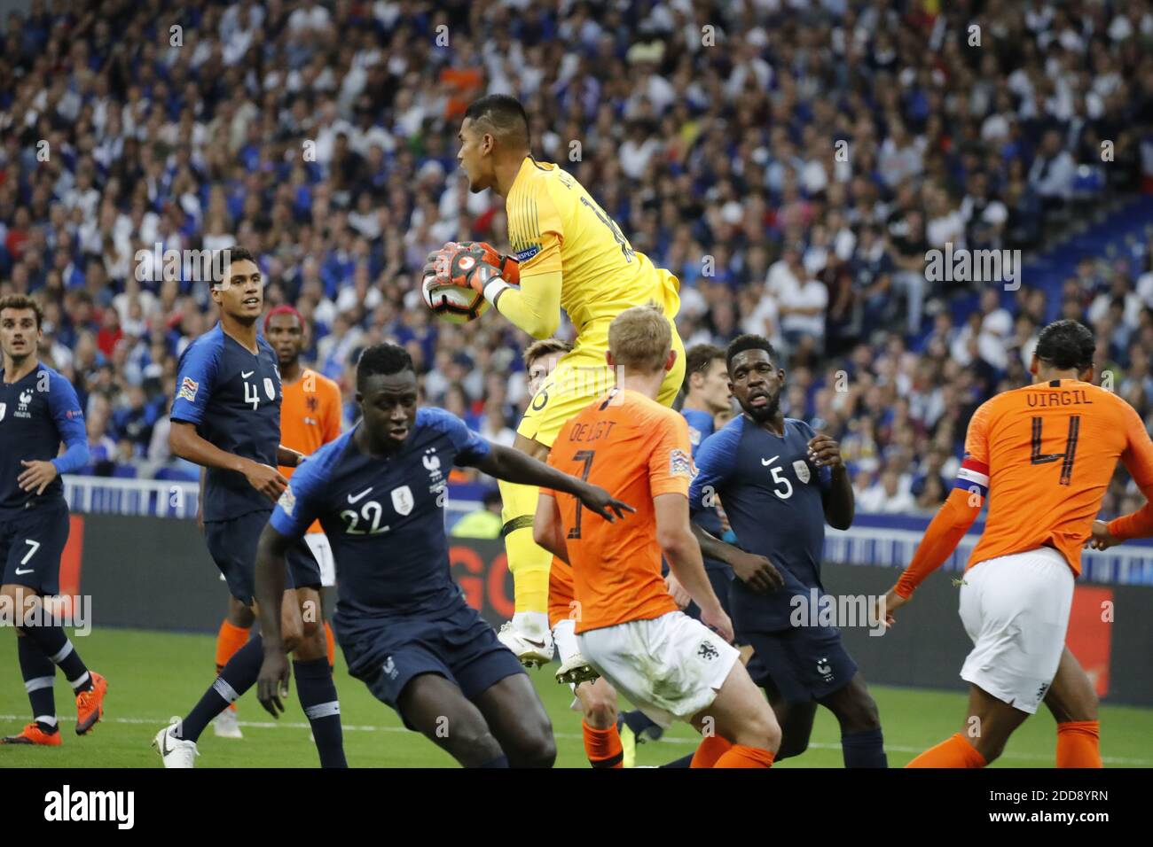 Alphonse areola en France lors du match de football de la Ligue des Nations  de l'UEFA France contre les pays-Bas au Stade de France à Saint-Denis,  banlieue de Paris, France, le 9