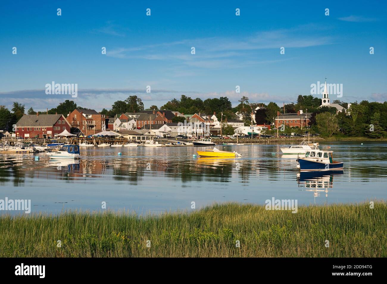 Harbour, Damariscotta, Maine, États-Unis Banque D'Images