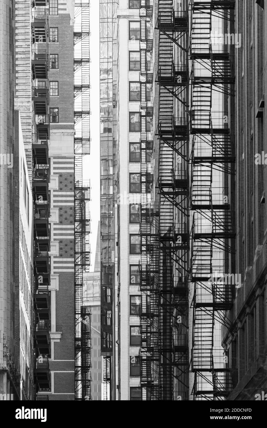 Photo plein format de gratte-ciel, Chicago, États-Unis Banque D'Images