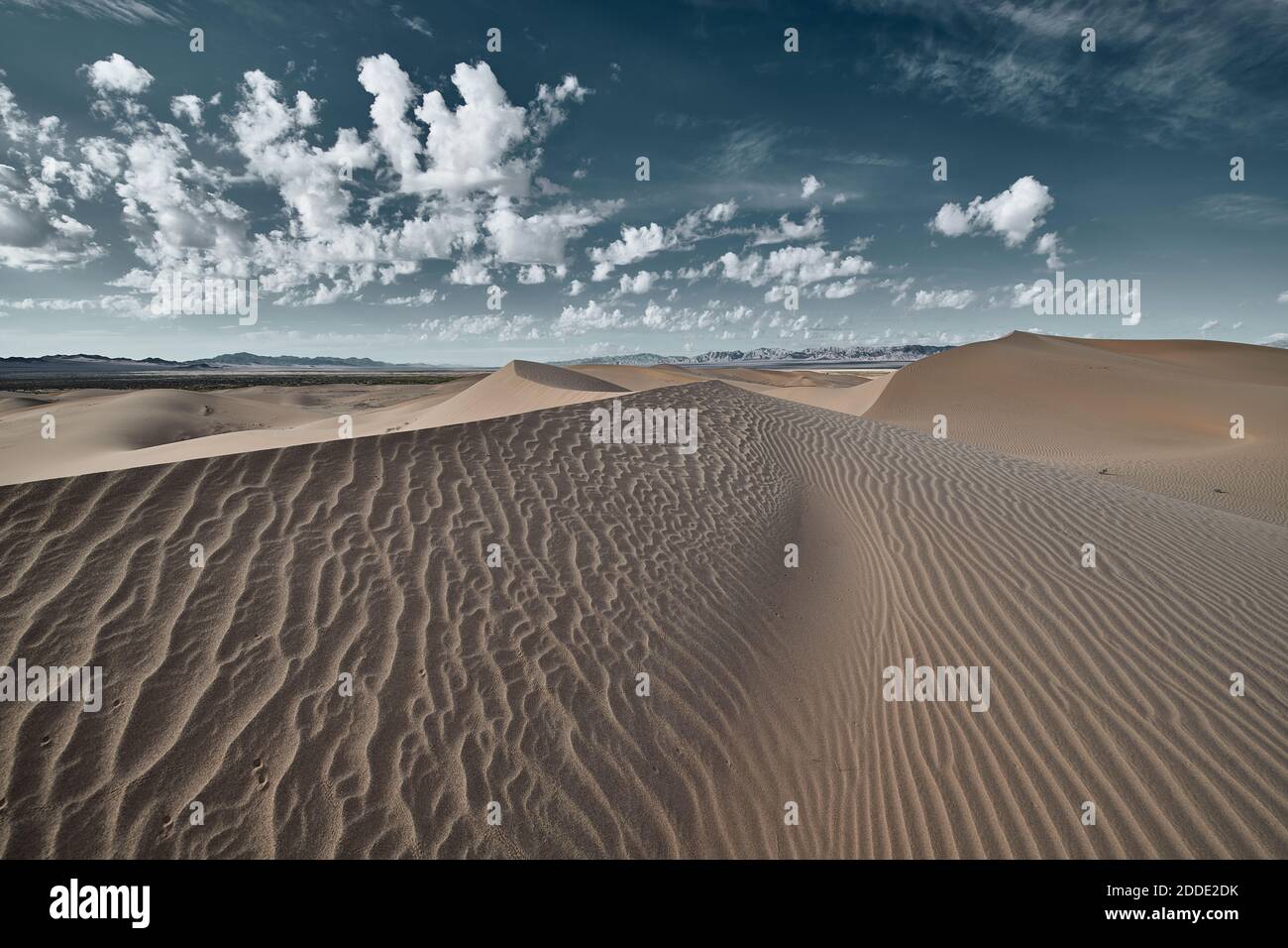 Paysage des dunes de Cadix au désert de Mojave, Californie du Sud, États-Unis Banque D'Images