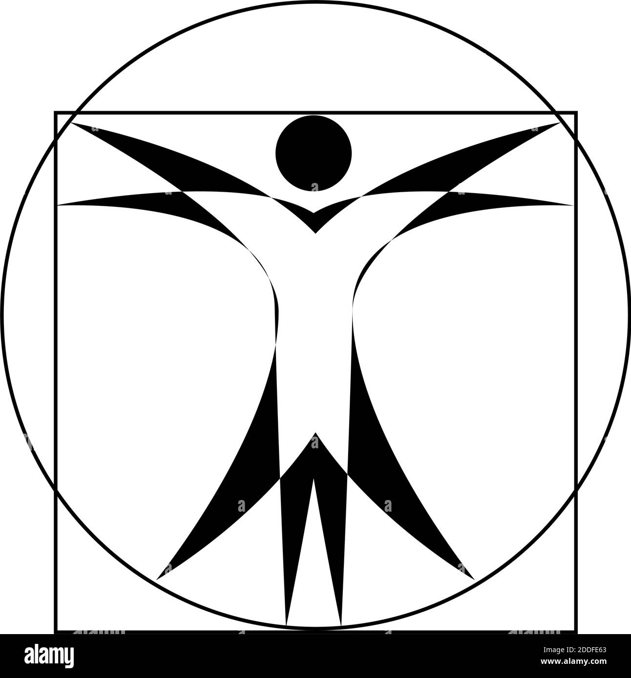 Concept vectoriel Leonardo da Vinci Illustration de Vecteur