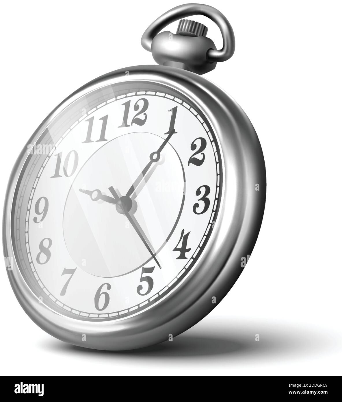 montre à main 3d réaliste argent, compteur de vitesse. Isolé sur fond blanc, illustration d'icône vectorielle. Illustration de Vecteur montre à main 3d réaliste argent, compteur de vitesse. Isolé sur fond blanc, illustration d'icône vectorielle. Illustration de Vecteur