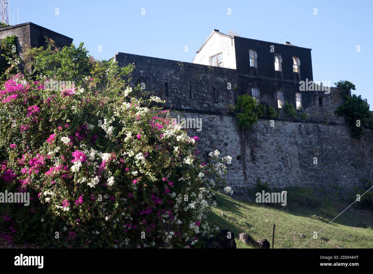 murs de fort george st george grenade îles éoliennes à l'ouest indies Banque D'Images