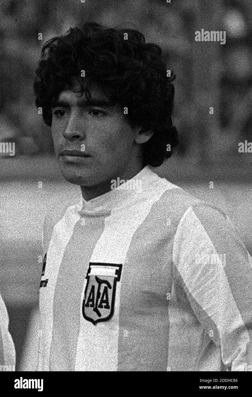 Photo du dossier datée du 19-05-1980, de Diego Maradona, footballeur argentin Banque D'Images