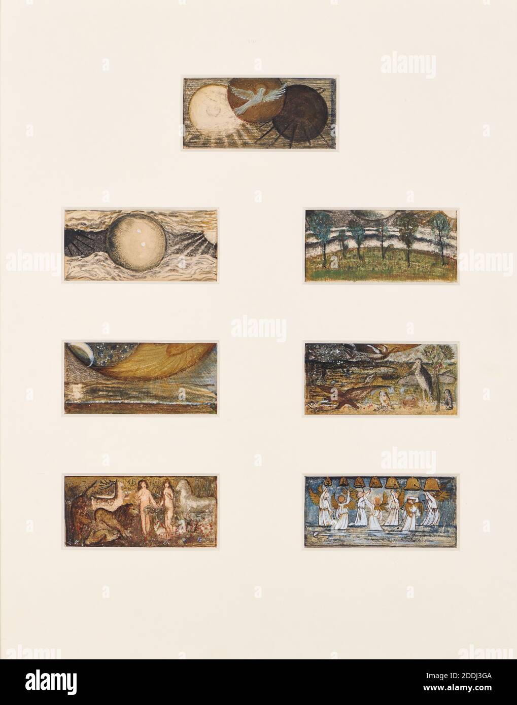 Encadré ensemble Galerie biblique de Dalziel, les jours de la création, 1862-63 1927P465 Galerie biblique de Dalziel, les jours de la création, de la lumière et des ténèbres 1927P466 Galerie biblique de Dalziel, les jours de la création, les eaux 1927P467 Galerie biblique de Dalziel, les jours de la création, la Terre 1927P468 Galerie biblique de Dalziel, les jours de la création, la Galerie biblique de Dalziel Sky 1927P469 Galerie de la Bible de Dalziels, les jours de la création, la vie animale 1927P470 Galerie de la Bible de Dalziels, les jours de la création, Adam et Eve 1927P471 Galerie de la Bible de Dalziels, les jours de la création, Angels Ringing Bells artiste: Sir Edward Burne-Jones, religion, Angel Banque D'Images