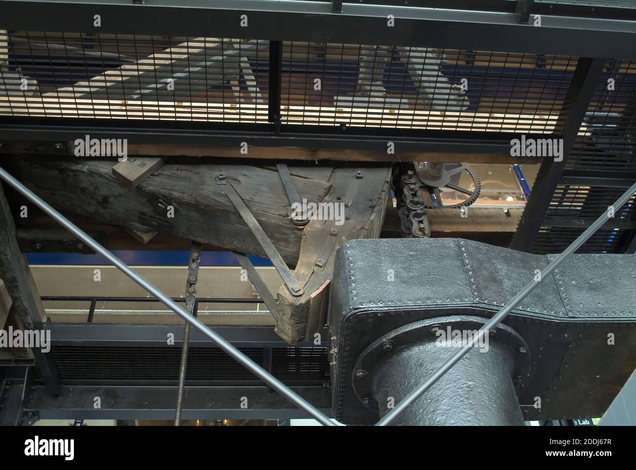 Old Smethwick Canal Pump Engine, 1779 makers : Matthew Boulton et James Watt, le moteur Smethwick a été installé près de Birmingham et a été mis en service en mai 1779. Birmingham Science Museum, c'est le plus vieux moteur à vapeur en service au monde. À l'origine, il s'agissait de l'un des deux moteurs à vapeur utilisés pour pomper l'eau jusqu'au sommet de 491 pieds (150 m) du canal de la BCN Old main Line (canal de Birmingham) à Smethwick, non loin de la Soho Foundry où il a été fabriqué., Science et Industrie, Manufacturers, Engine, Birmingham histoire Banque D'Images