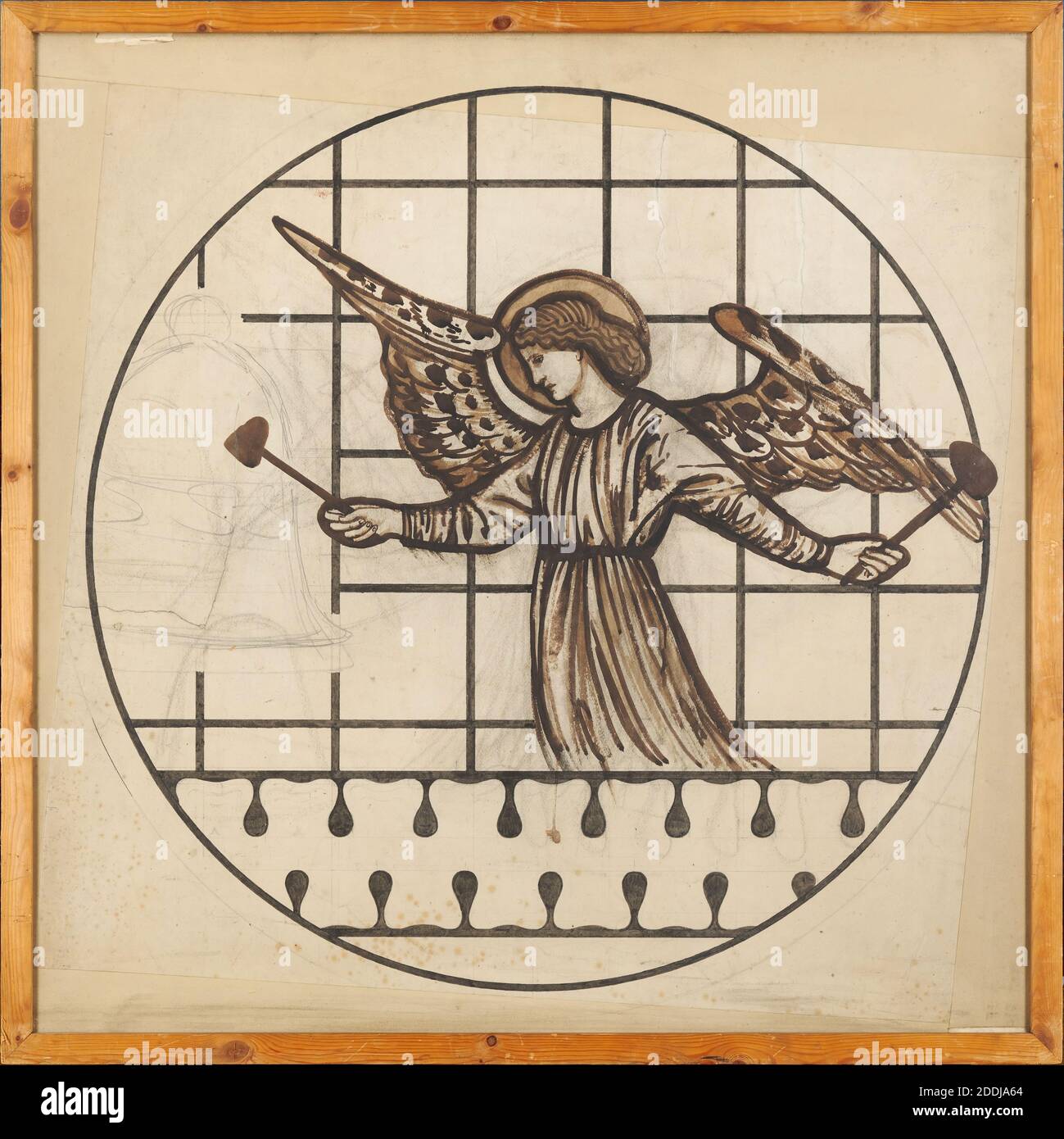 Burne-Jones Angel playing a flageolet CC1130 Postcard