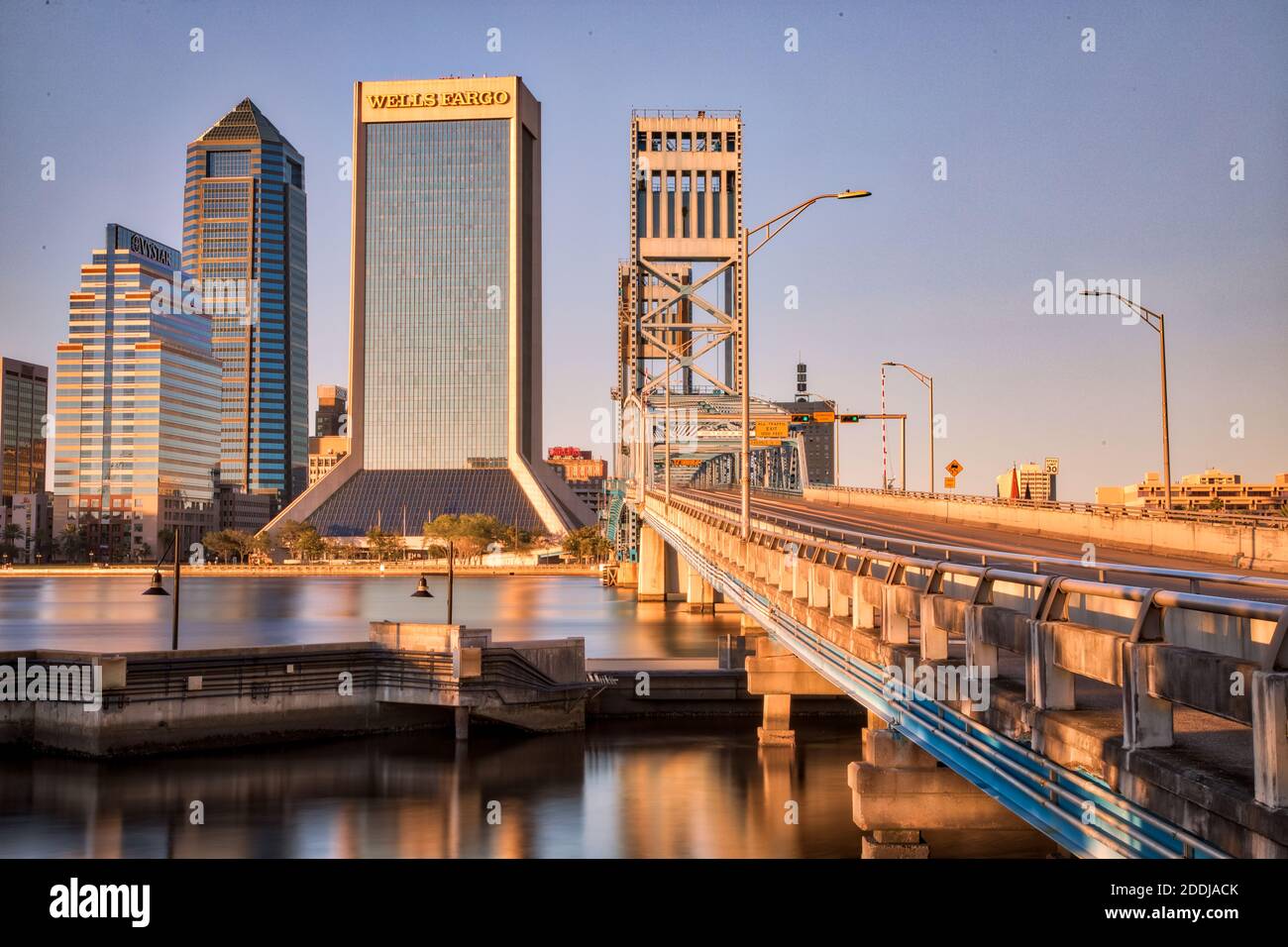 Le centre-ville de Jacksonville Banque D'Images