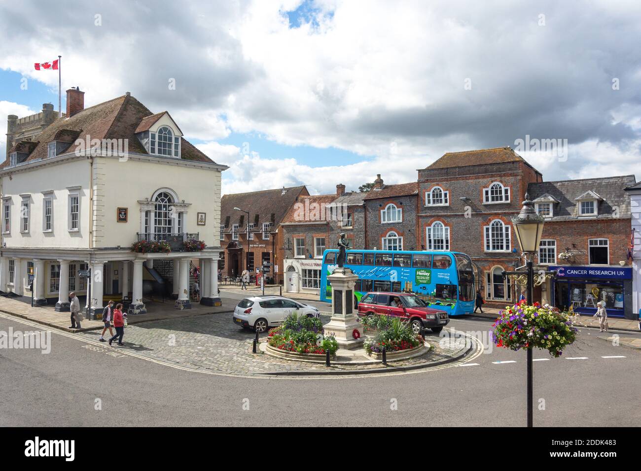 Market Square, Wallingford, Oxfordshire, Angleterre, Royaume-Uni Banque D'Images