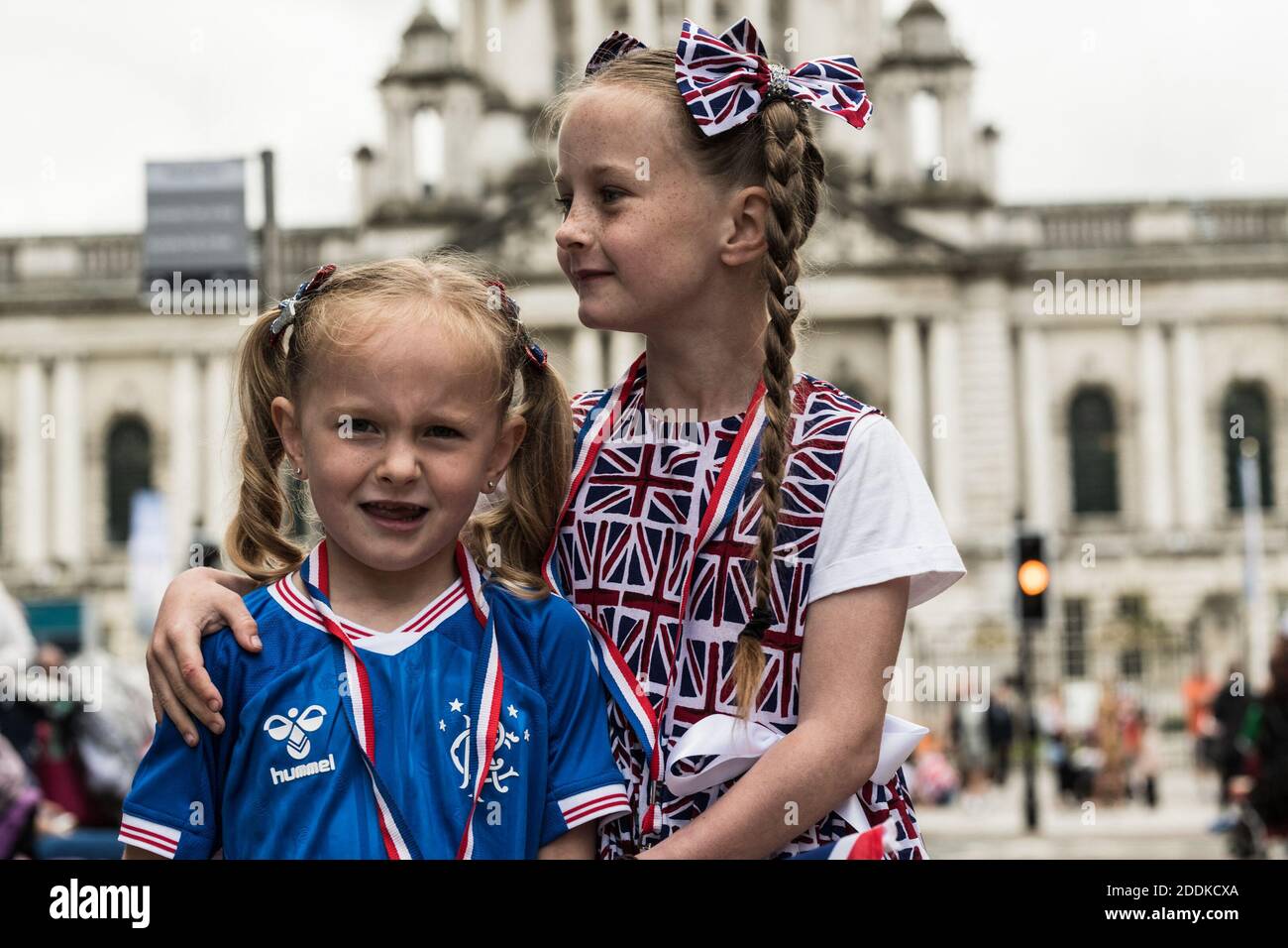 Chemise orange union jack Banque de photographies et d images