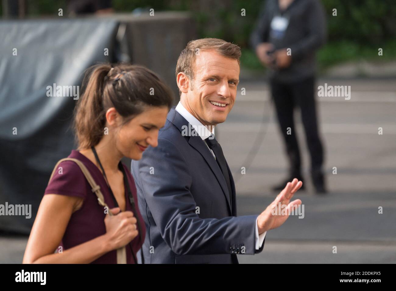 Alice Ruffo Alice Rufo et Emmanuel Macron. Le président français Emmanuel Macron a ...