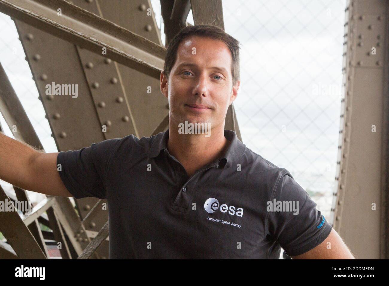 Spaceman Thomas Pesquet lors de la conférence de presse d'Aviation sans frontières à Paris le 16 janvier 2019. Photo de Nasser Berzane/ABACAPRESS.COM Banque D'Images