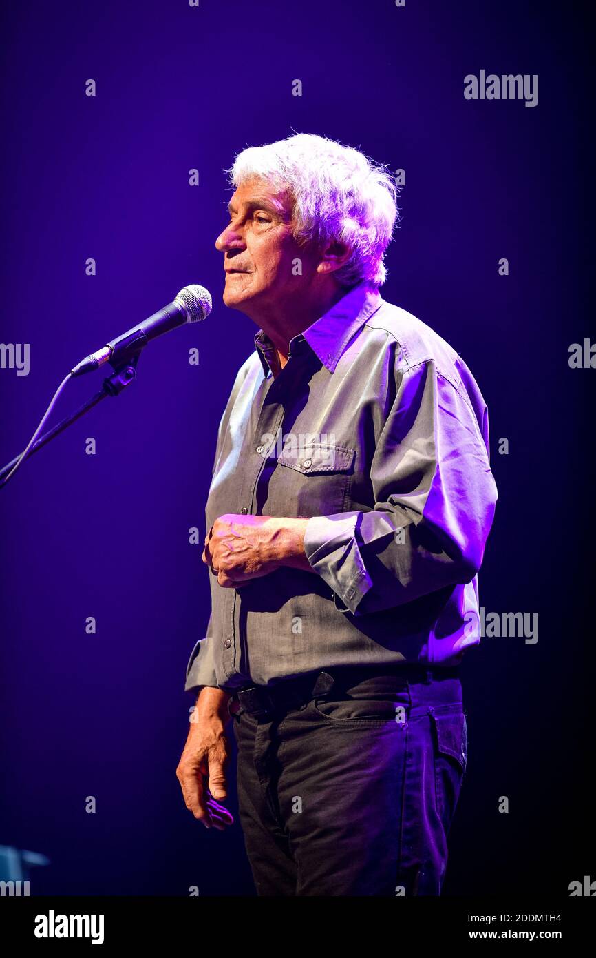 Exclusif - Georges Chelon en concert a l Olympia de Paris, France le 15 septembre 2019. Photo de Julien Zannoni/APS-Medias/ABACAPRESS.COM Banque D'Images