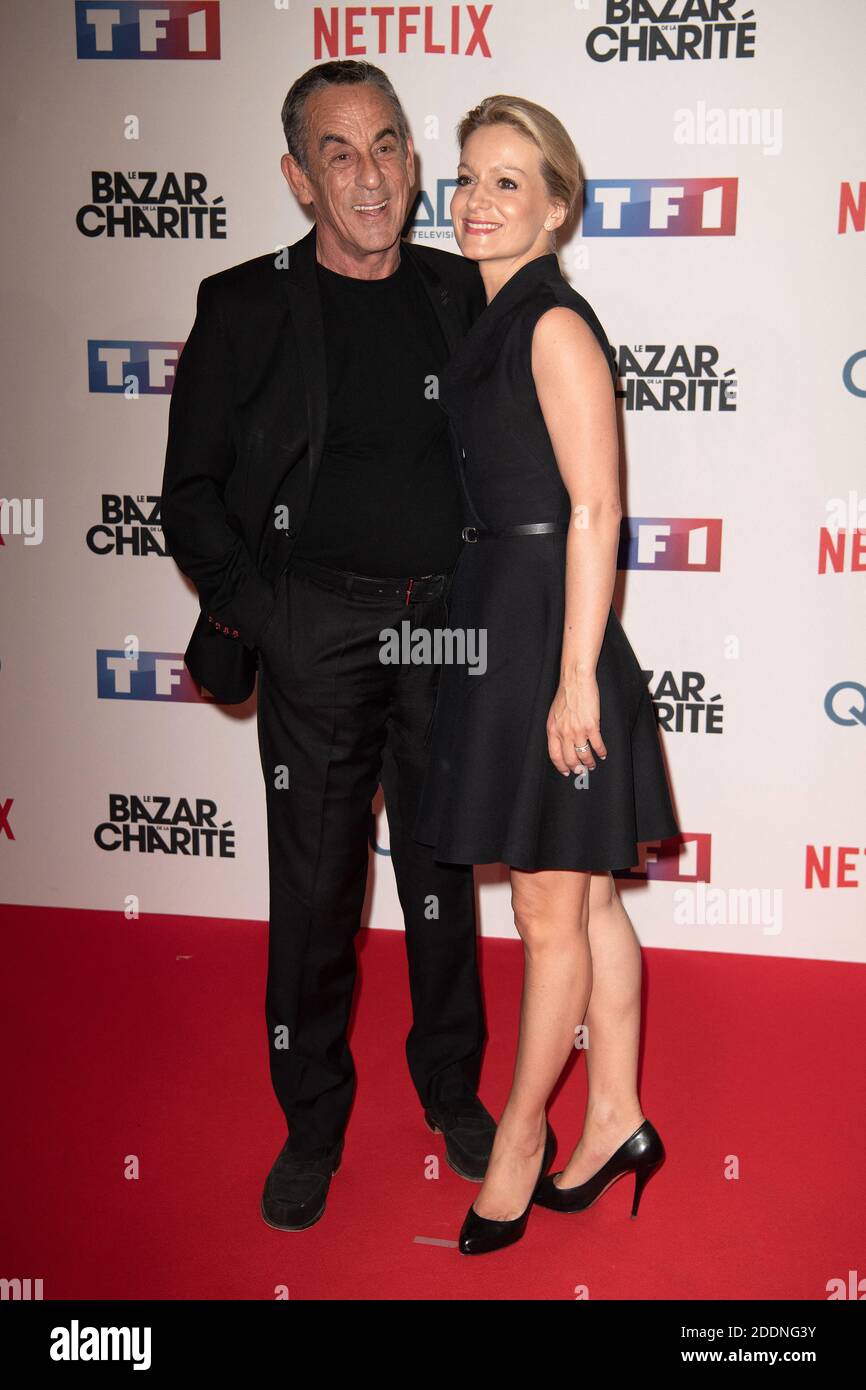 Thierry Ardisson et Audrey Crespo-Mara assistent à la séance photo le Bazar de la Charite au Grand Rex le 30 septembre 2019 à Paris, France. Photo de David Niviere/ABACAPRESS.COM Banque D'Images