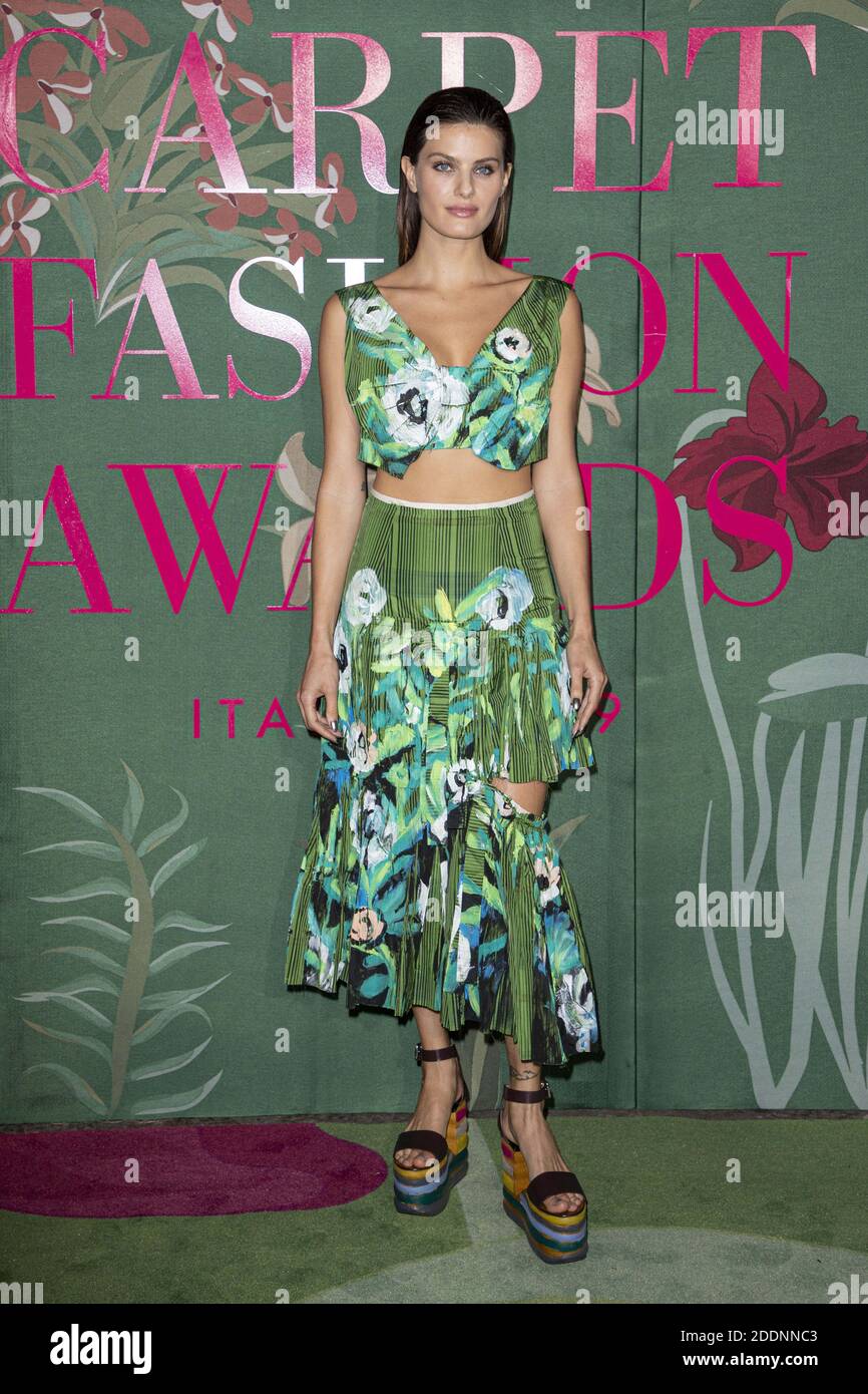 Isabeli Fontana assiste aux Green Carpet Fashion Awards lors de la semaine de mode Printemps/été 2020 de Milan le 22 septembre 2019 à Milan, Italie. Photo de Marco Piovanotto/ABACAPRESS.COM Banque D'Images
