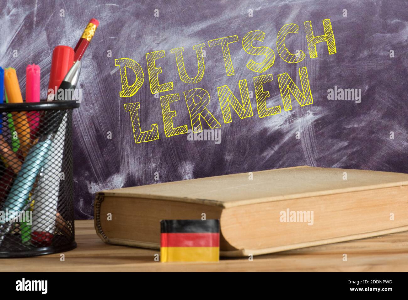 École de langue pour l'allemand Banque D'Images