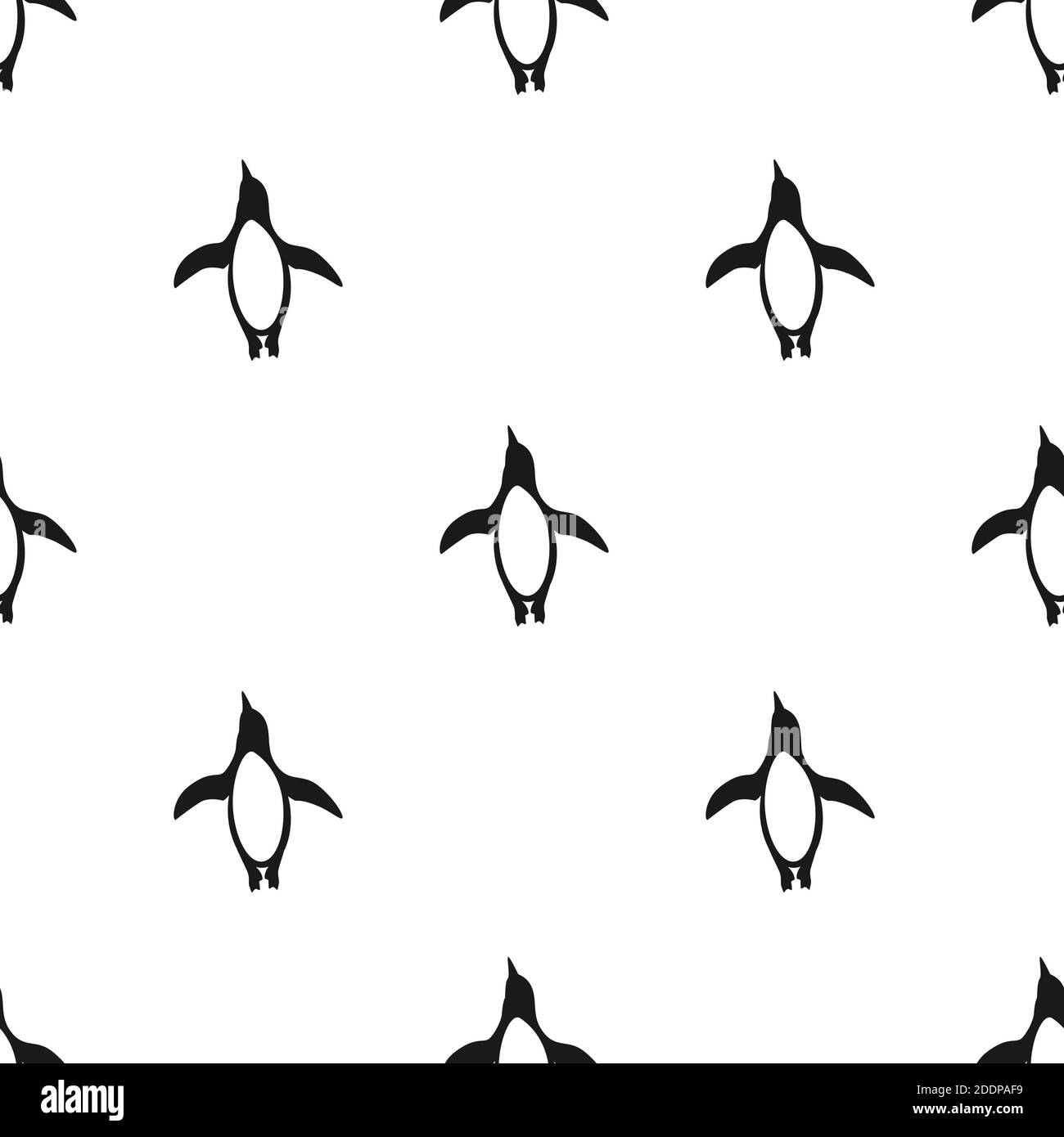 motif sans couture avec pingouins antarctiques swimmimg. décoration noire sur blanc. Papier peint hiver Noël. Illustration vectorielle. Illustration de Vecteur motif sans couture avec pingouins antarctiques swimmimg. décoration noire sur blanc. Papier peint hiver Noël. Illustration vectorielle. Illustration de Vecteur