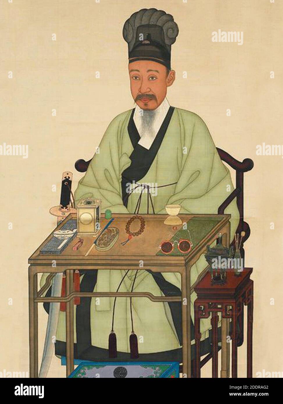 Korean hanbok-Hakchangui-Waryonggwan. Banque D'Images