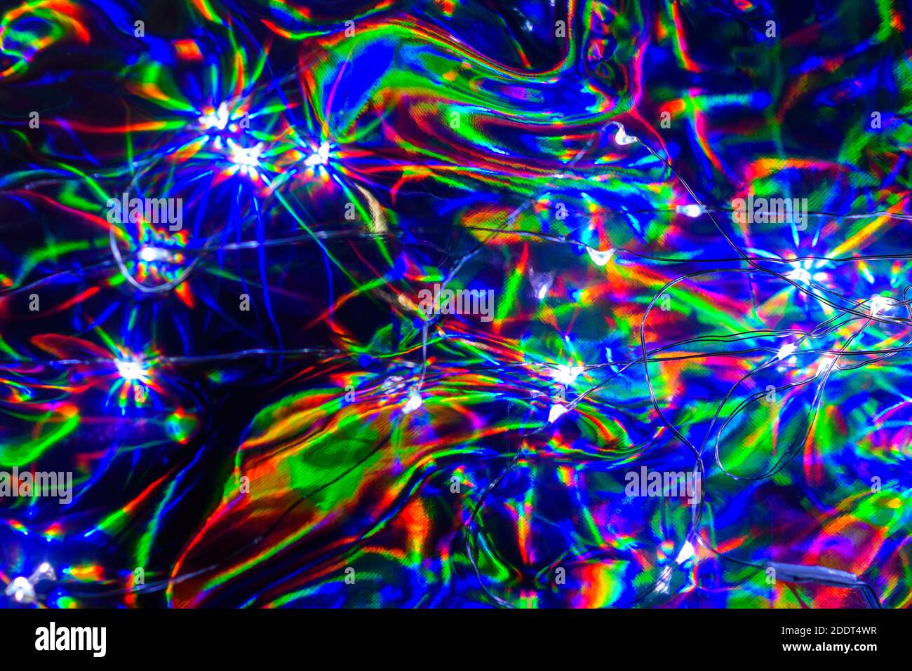 Holographique flou irisé résumé coloré arrière-plan. Dynamique et tendance. Banque D'Images