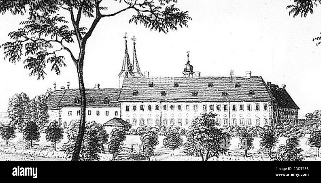 Kloster Huysburg 1810. Banque D'Images
