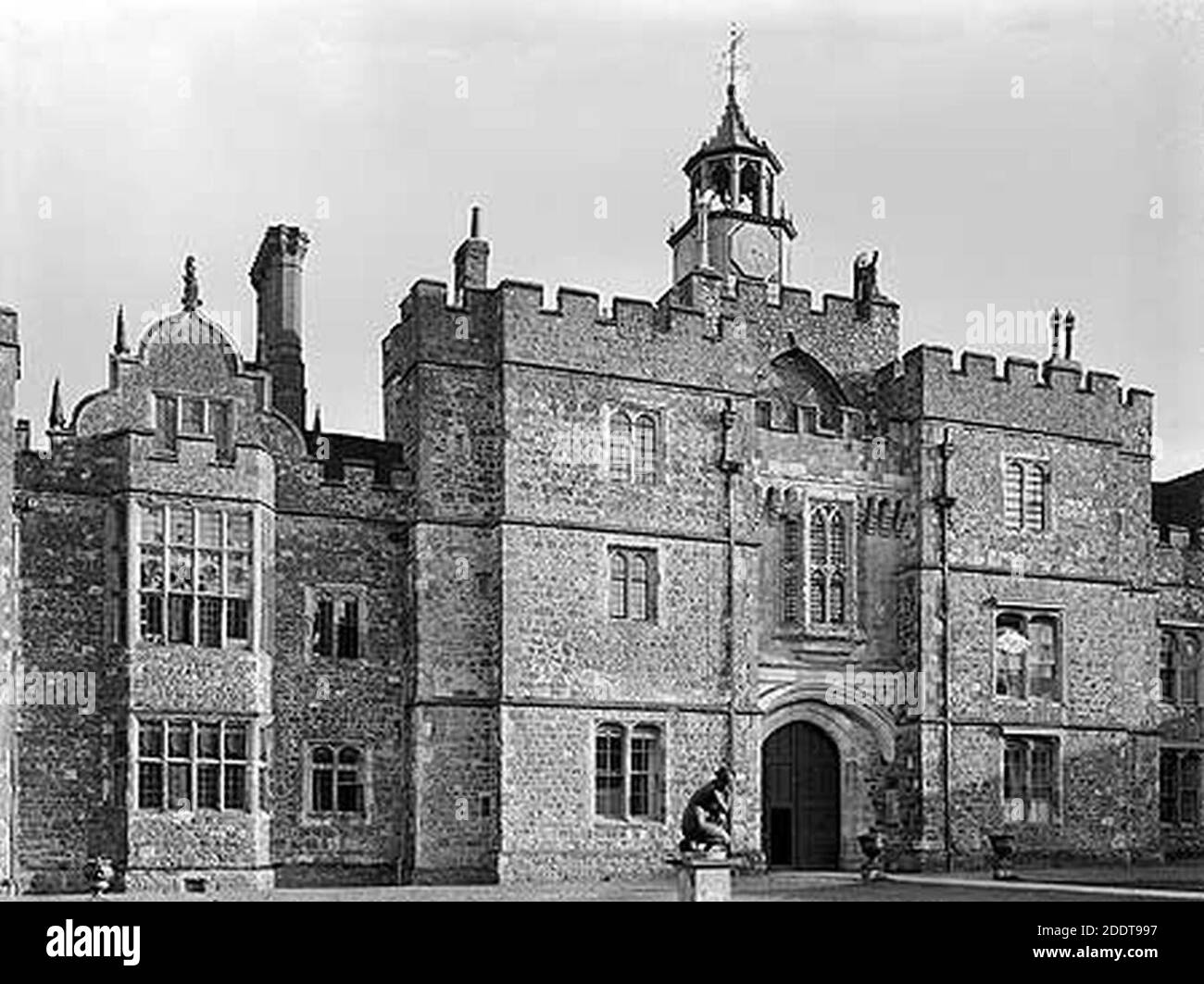 Knole Sevenoaks Kent (tour Bouchiers). Banque D'Images