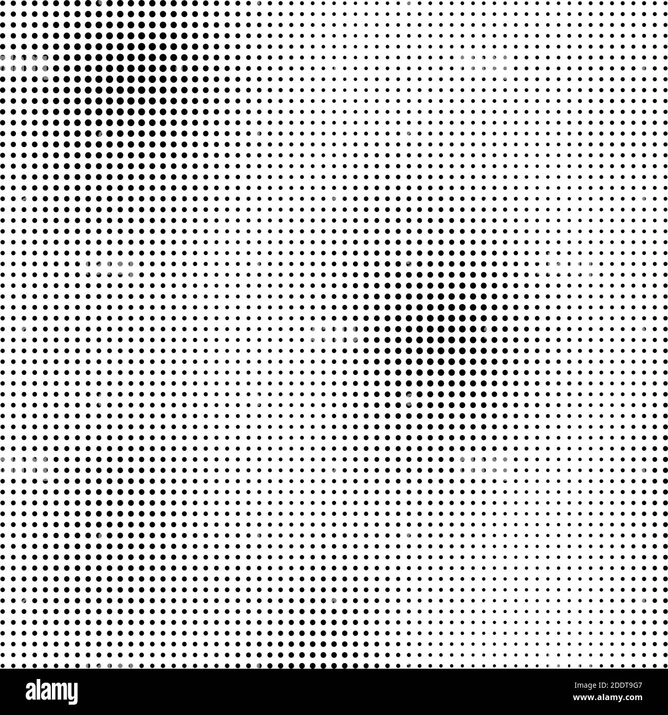Modèle de demi-teinte. Ensemble de points. La texture en pointillés sur fond blanc. Grunge Overlay Modèle. La conception linéaire de détresse. Banque D'Images