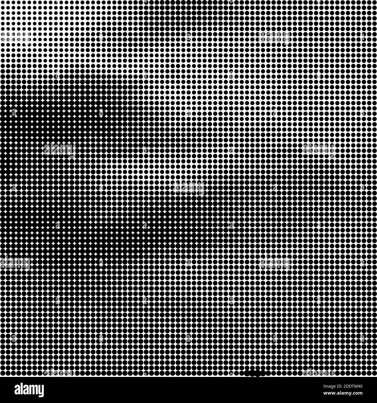 Modèle de demi-teinte. Ensemble de points. La texture en pointillés sur fond blanc. Grunge Overlay Modèle. La conception linéaire de détresse. Banque D'Images