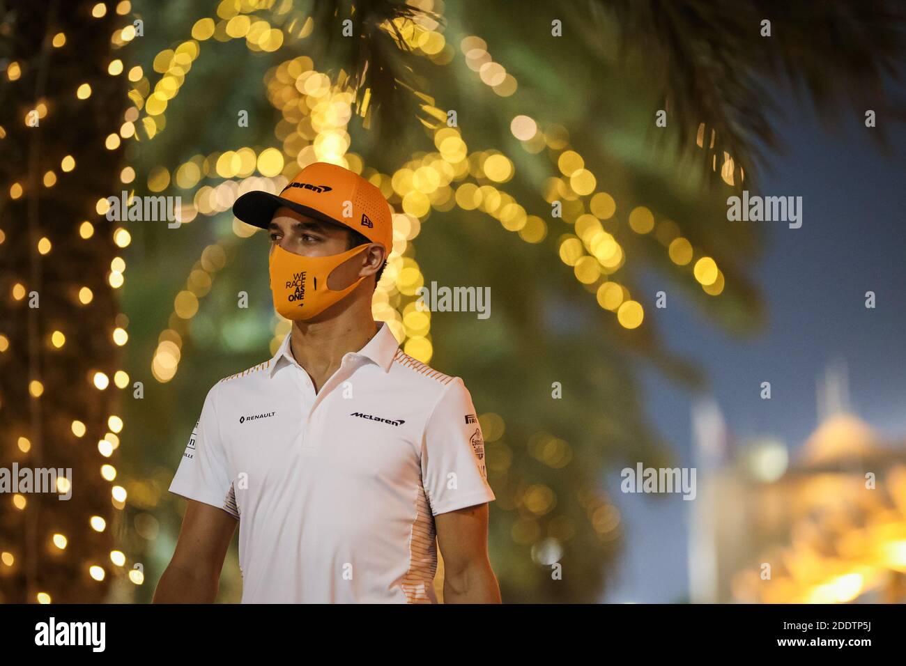 NORRIS Lando (gbr), McLaren Renault F1 MCL35, portrait lors du Grand Prix de Formule 1 Gulf Air Bahreïn 2020, du 27 au 29 novembre 2020 sur le circuit international de Bahreïn, à Sakhir, Bahreïn - photo Antonin Vincent / DPPI / LM Banque D'Images