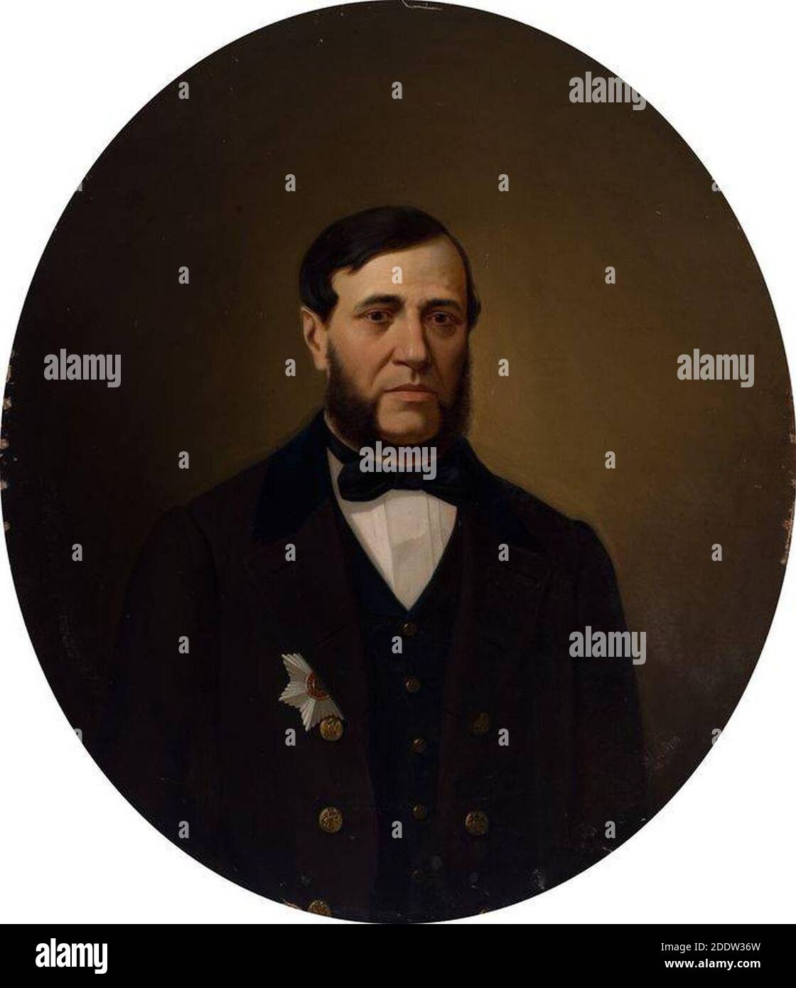 Kornilov Ivan Petrovich. Banque D'Images