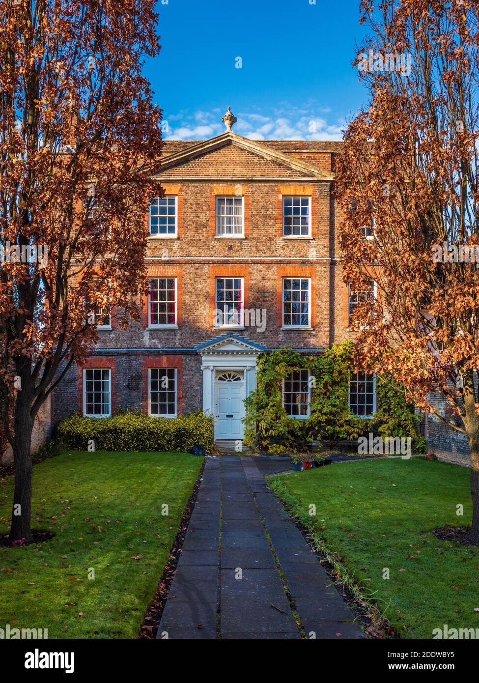 Little Trinity House Cambridge - datant de 1725, la première classe de la C18e maison domestique, maintenant utilisé comme logement pour les étudiants. Banque D'Images