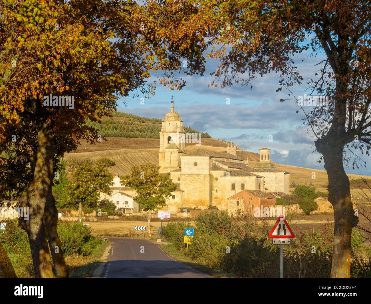 Eglise de Santa Maria del Manzano - Castrojeriz Banque D'Images