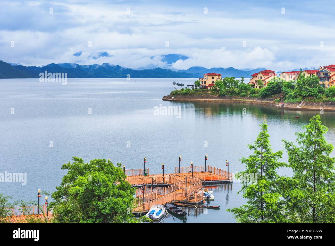 Anhui huangshan taiping paysage du lac Banque D'Images
