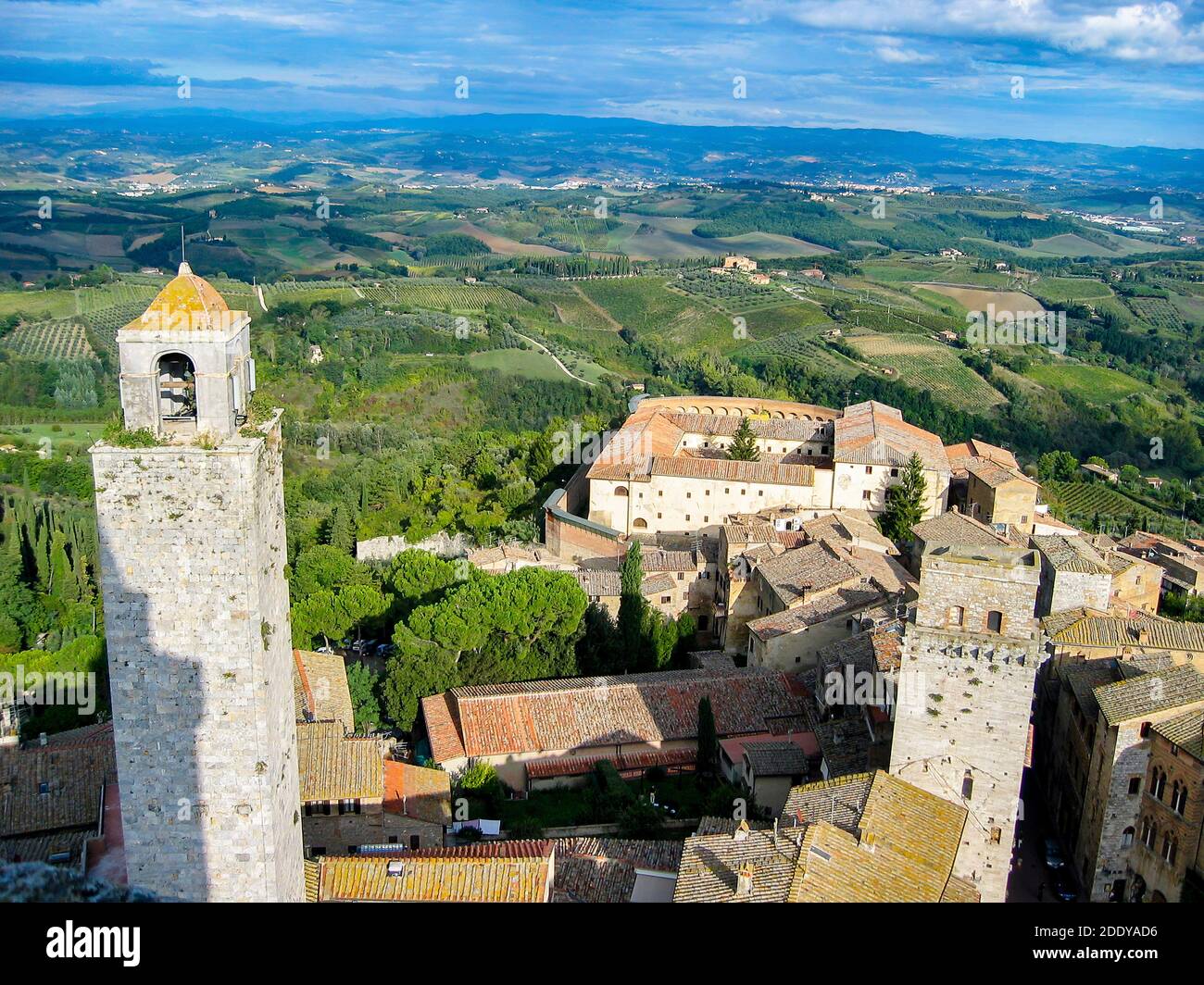 San Gimignano, la ville des belles Tours Banque D'Images