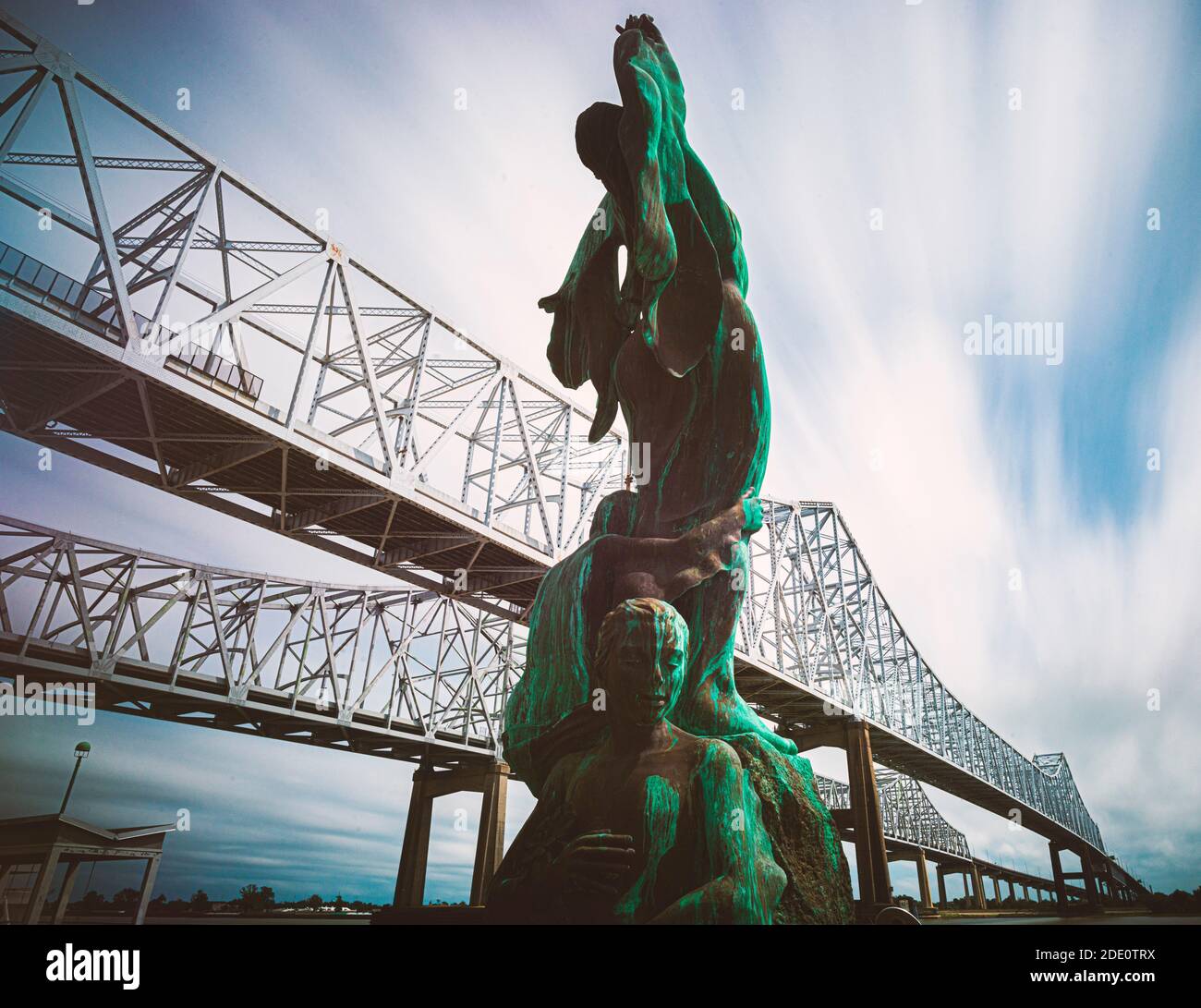 Crescent City Connection Banque D'Images