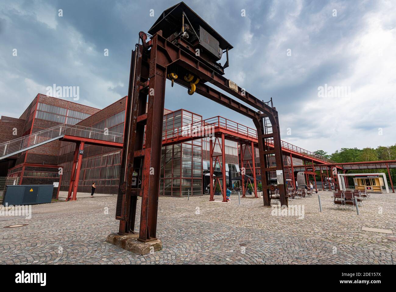 Complexe industriel de la mine de charbon Zollverein, site classé au patrimoine mondial de l'UNESCO, Essen, Ruhr, Rhénanie-du-Nord-Westphalie, Allemagne, Europe Banque D'Images