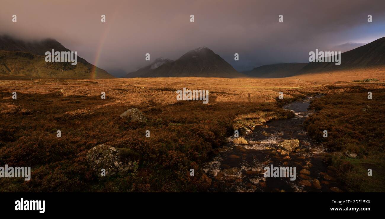 Buchaille Etive Mor, Glencoe, Scottish Highlands, Écosse, Royaume-Uni, Europe Banque D'Images